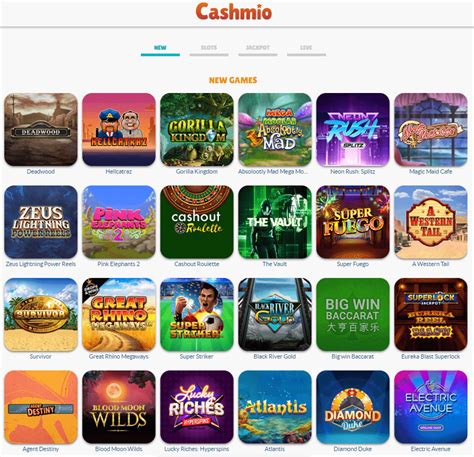 Cashmio casino login